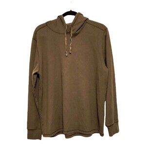 REI Co-op Wallace Lake Pullover Hoodie Green Textured Men's Large